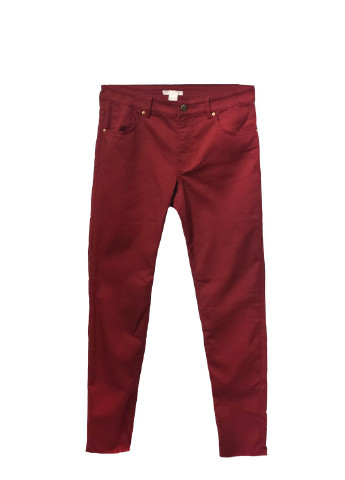 Темно-красные брюки H&M