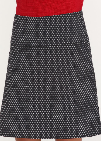 Черная кэжуал с геометрическим узором юбка Street One миди