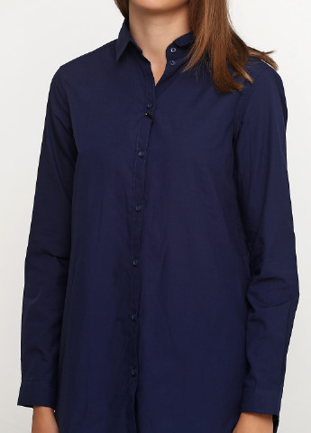 Темно-синяя демисезонная блуза Alcott