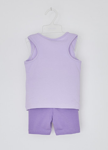 Світло-фіолетовий літній костюм(майка+шорти) 11-31341 Sprint