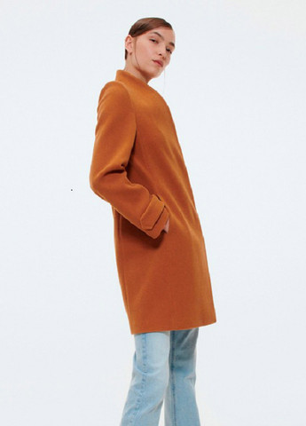 Оранжевое демисезонное Пальто однобортное Reserved