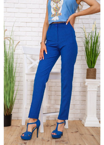 Светло-синие кэжуал демисезонные прямые брюки Ager