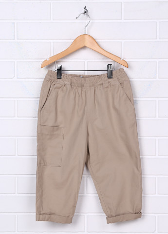 Светло-коричневые кэжуал демисезонные брюки прямые Cos
