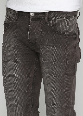 Серо-коричневые демисезонные прямые джинсы DYNAMO