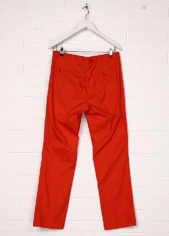 Оранжевые кэжуал демисезонные со средней талией брюки Ralph Lauren