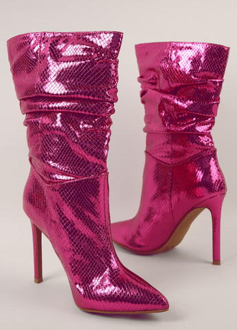 Осенние ботильоны SHEIN лаковые из искусственной кожи