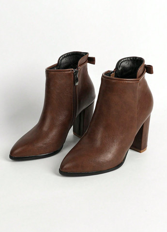 Коричневые демисезонная ботинки SHEIN