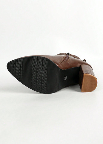 Коричневые демисезонная ботинки SHEIN