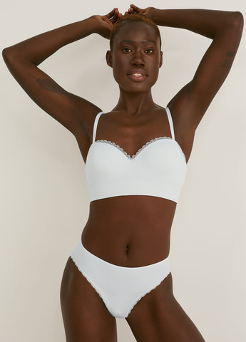 Світло-зелений бюстгальтер C&A без кісточок трикотаж, поліамід