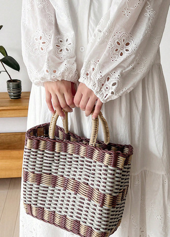 Білий кежуал сукня а-силует SHEIN однотонна