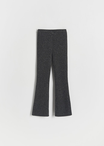 Черные кэжуал демисезонные клеш брюки Reserved