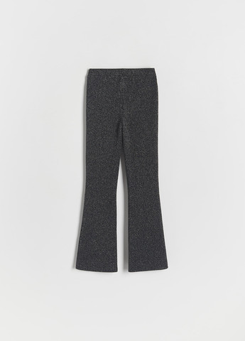 Черные кэжуал демисезонные клеш брюки Reserved