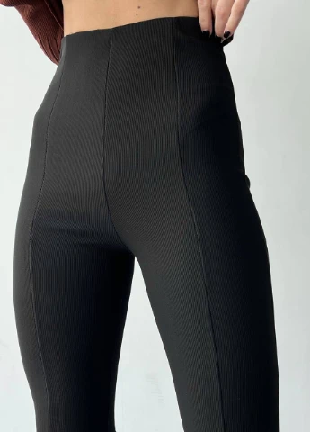 Чорні лосини з блискавками No Brand (256537891)