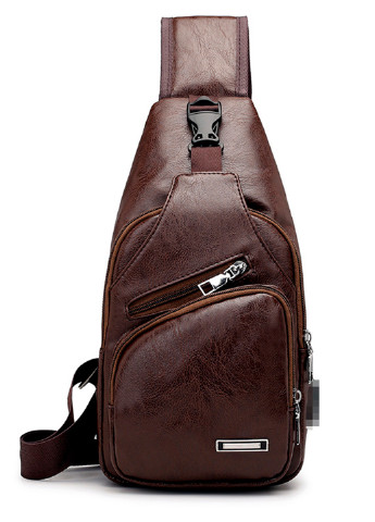 Чоловіча сумка слінг месенджер Joy Art, коричнева JoyArt sp1452 (228857113)