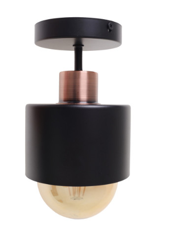 Люстра на одну лампочку в гостиную BKL-911S/1 E27 BK/RG Brille (253888007)