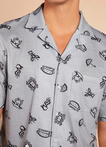 Піжама (сорочка, шорти) SHEIN (329841104)