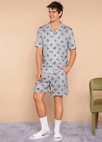 Піжама (сорочка, шорти) SHEIN (329841104)