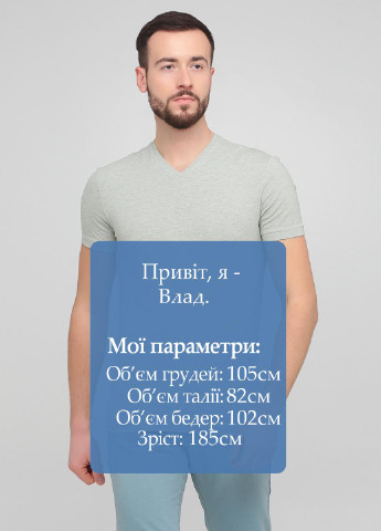 Оливкова футболка H&M