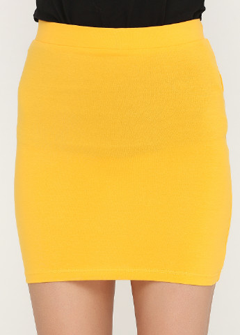 Желтая кэжуал юбка Alcott со средней талией