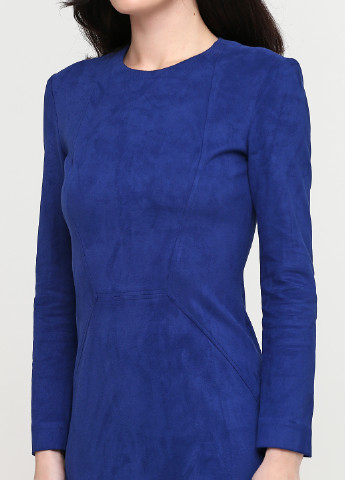 Синее деловое платье годе Anastasia Ivanova for PUBLIC&PRIVATE однотонное