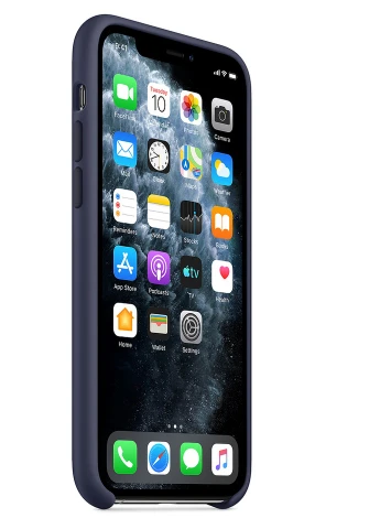 Чохол Silicone Case without Logo (AA) для Apple iPhone XS Max (6.5 ') Синій / Midnight Blue (is_00000032492_12) Epik (229727522)