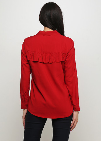 Червона блуза BRANDTEX COPENHAGEN