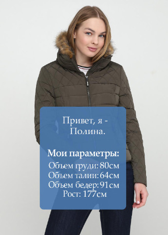 Оливкова (хакі) демісезонна куртка Superdry