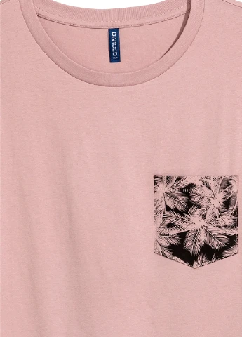 Пудрова футболка H&M