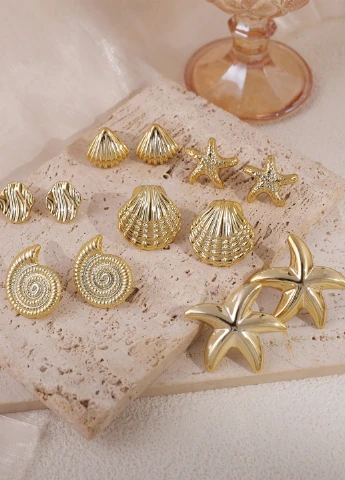 Серьги (3 пары) SHEIN (366258395)