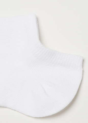 Носки (7 пар) H&M однотонні білі кежуали