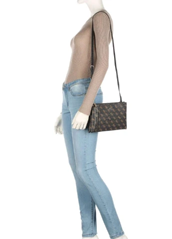 Сумка крос-боді Guess NAYA DOUBLE ZIP CROSSBODY (251444238)