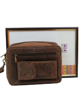 Сумка-барсетка кожаная 21х15,5х10 см Always Wild (252415212)