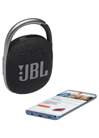 Портативна акустика Clip 4 Black (JBLCLIP4BLK) Чорний JBL (244631925)