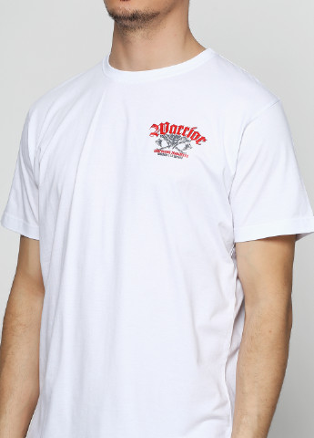 Біла футболка Dobermans Aggressive