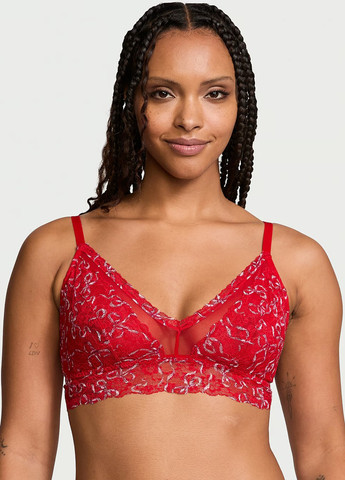 Красный демисезонный комплект (бюстгальтер, трусики) Victoria's Secret