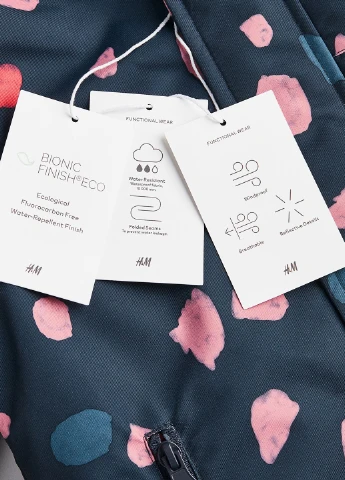 Темно-синя демісезонна куртка H&M