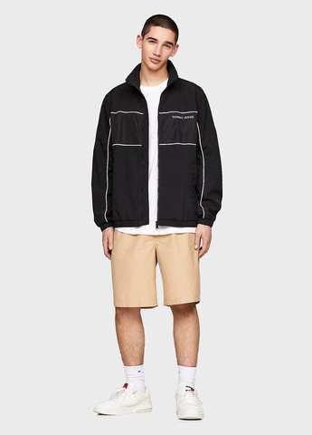 Черная демисезонная ветровка Tommy Jeans