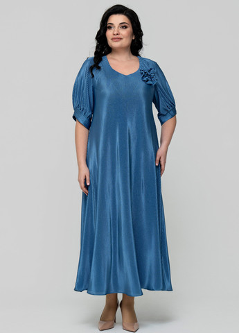 Синя кежуал сукня а-силует A'll Posa однотонна