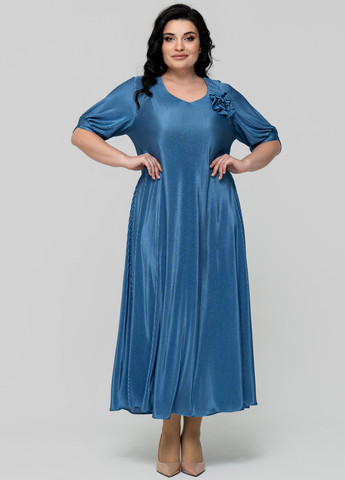 Синя кежуал сукня а-силует A'll Posa однотонна