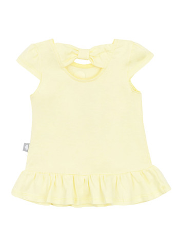 Светло-желтая летняя футболка Ляля