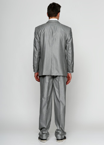 Серый демисезонный костюм (пиджак, брюки) брючный Franco Riveiro