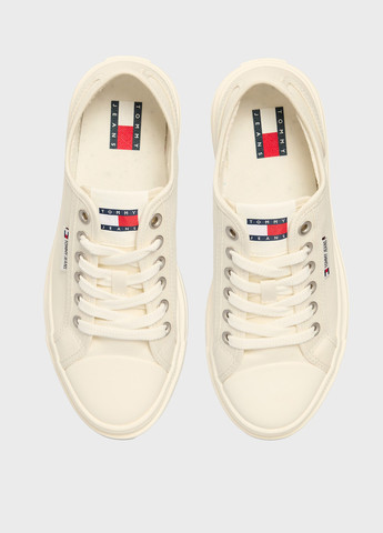 Молочные кеды Tommy Jeans
