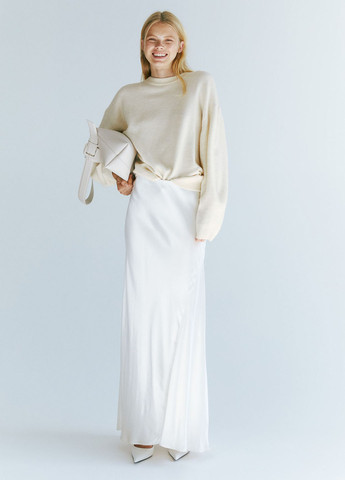 Кремовий демісезонний джемпер оверсайз H&M