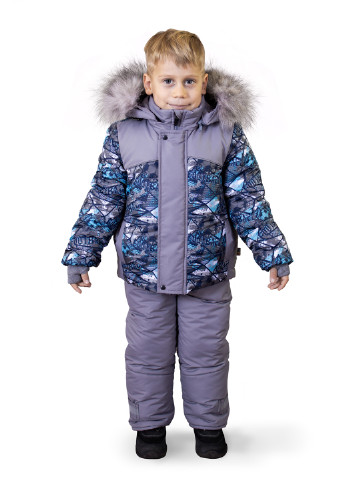 Сиреневый зимний комплект (куртка, брюки) Dana
