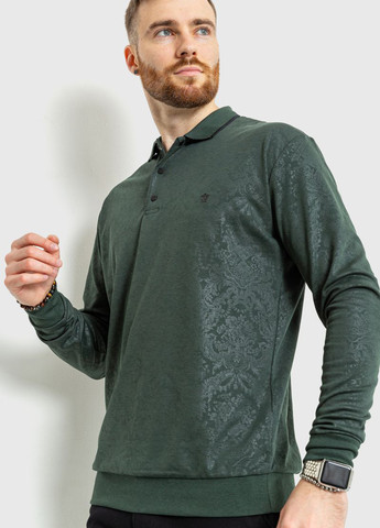 Темно-зеленая футболка-поло для мужчин Ager турецкие огурцы