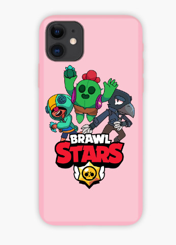 Чехол силиконовый Apple Iphone 11 Бравл Старс (Brawl Stars) (9230-1021) MobiPrint (219283833)