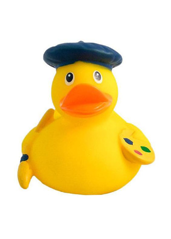 Игрушка для купания Утка Художник, 8,5x8,5x7,5 см Funny Ducks (250618730)