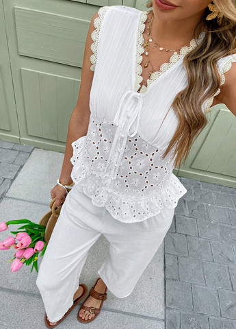 Белая блуза SHEIN