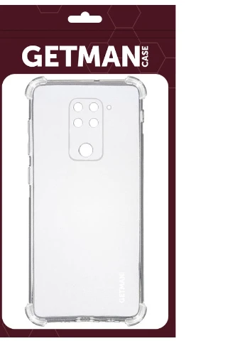 TPU чехол Ease logo усиленные углы для Xiaomi Redmi Note 9 / Redmi 10X Бесцветный (прозрачный) (is_00000036543_1) Getman (237824421)