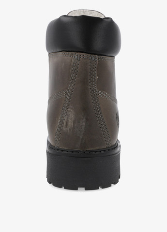 Темно-серые осенние ботинки тимберленды Lumberjack